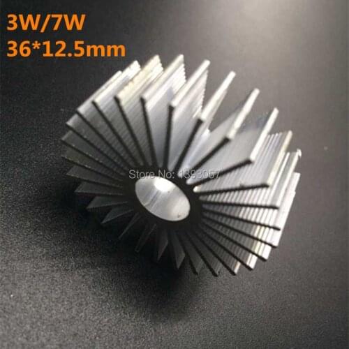20pcs/lot LED Aluminum Heatsink LED Radiator For 3W 7W High Power Lamp DIY LED Cooler dissipador de calor UFO PCB Radiator