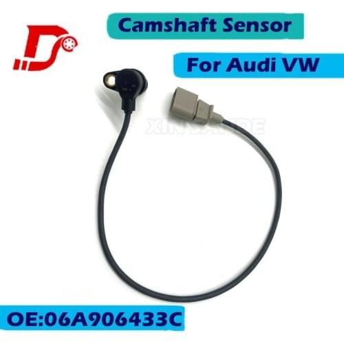 Car Parts High Quality Camshaft Cam Shaft Position Sensor 06A906433C For Audi A4 A6 Skoda Seat VW Beetle Jetta Golf Passat 1.8T