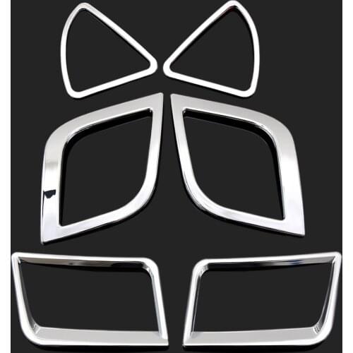 Car air-conditioning outlet Glove box handshandle ABS chrome Accessories For Hyundai Solaris accent sedan hatchback 2011-2015