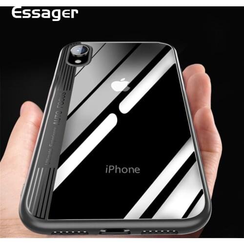 Essager Phone Case For iPhone X XR XS Max 8 7 Plus Apple Cover Coque Capinha Luxury TPU PC Case For iPhone 10 7Plus 8Plus XsMax