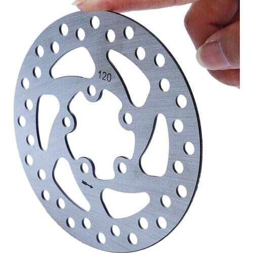 5Holes 120mm Disc Brake Electric Scooter 120 Disc Brake Electric Scooter Brake Disc Rotor Pad Replacement Parts For Skateboard