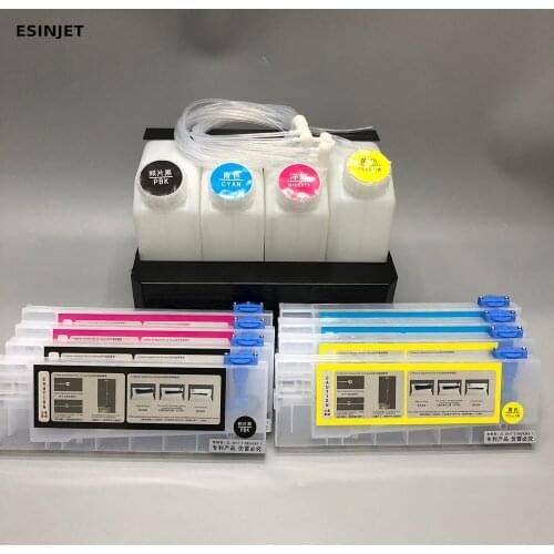 Double 4 Color Bulk Ink System For Roland SJ XJ XC VP 540 640 Printer