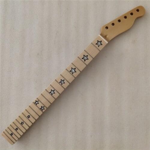 22 Fret 25.5inch Maple Electric Guitar Neck Maple fingerboard Real inlay parts