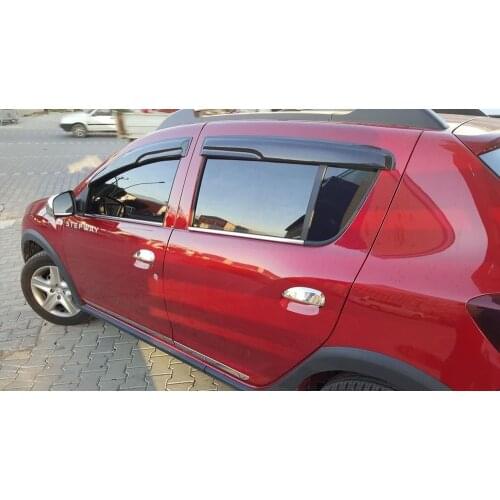 For Dacia Sandero Chrome Door Handle 2012 2013 2014 2015 2016 2017 2018 Stainless Steel 4 Doors Auto Car Accessory Sport