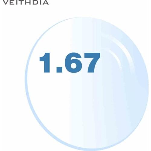 1.67 Index Aspherical Single Vision For Myopia / hyperopia 6.00-8.00 Degree