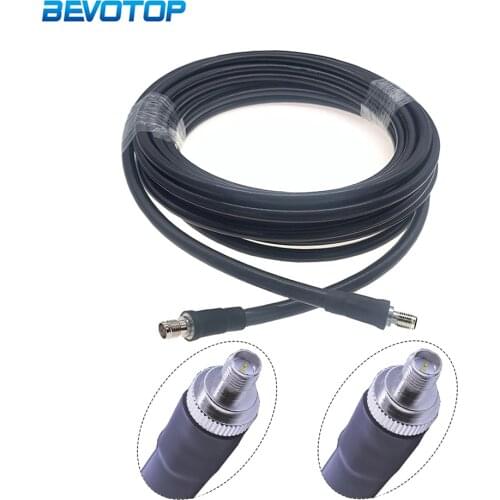 SMA LMR400 Cable RP-SMA Female to RP-SMA Female LMR-400 Low Loss 50 ohm Pigtail RF Coaxial WIFI Router Extension Jumper Cord