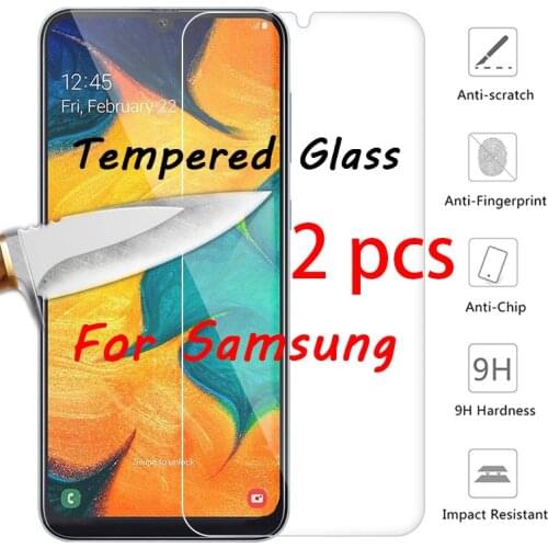 2pcs 9H HD Smartphone Tempered Protective Glass for Samsung J8 J7 J6 J4 Plus J3 Hard Screen Protector For Galaxy Note 7 5 4 3 2