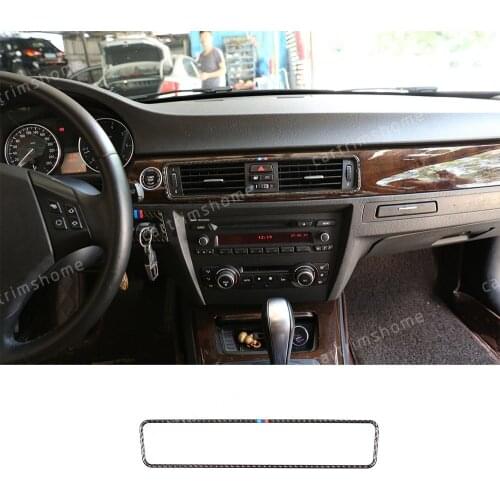 Real Carbon fiber Control Air Vent Outlet Trim for BMW 3 Series E90 E92 2005-12
