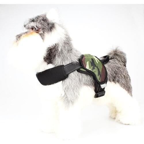 2020 New Traction Rope Dog Breast Straps Small and Medium-sized Dog Accessories Camouflage Sports Nylon Dog Collar
