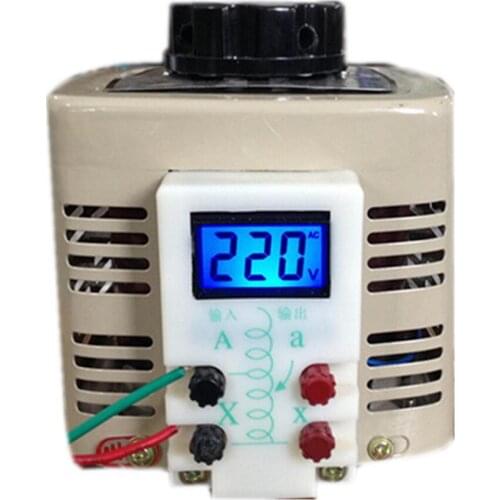Voltage converter 500W digital display single phase 220V contact auto adjustable transformer TDGC2-0.5KVA