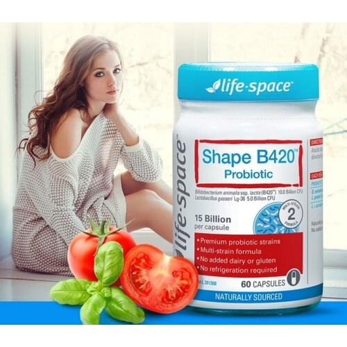 Australia Life Space Body Shape B420 Probiotic 60Caps Beneficial Bacteria Support Body Shaping Healthy Immune Digestive System