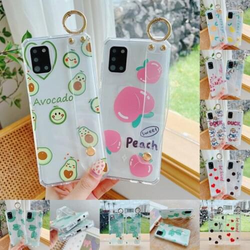 For Samsung Galaxy A10 31 50 52 72 81 12 30 51 70 71 52 82 21s 22 Case Shockproof Wrist Strap Stand Holder