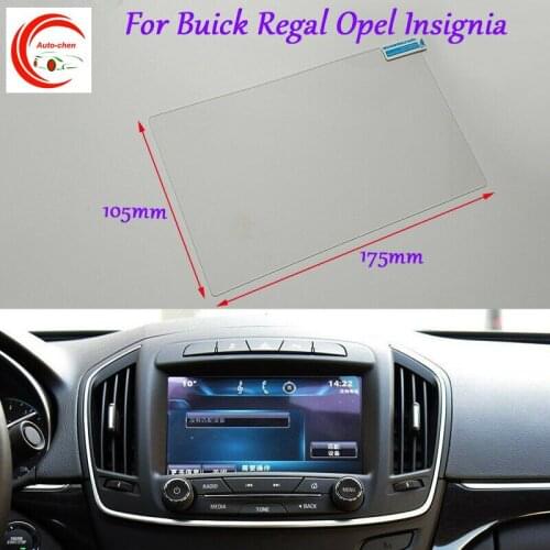 For Buick Reagl Car GPS Navigation Screen Glass HD Clear Protective Film 8 Inch Interior Sticker Accessories