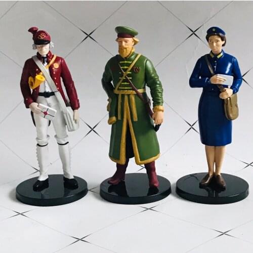Pvc figure model toy man and woman 3pcs/set