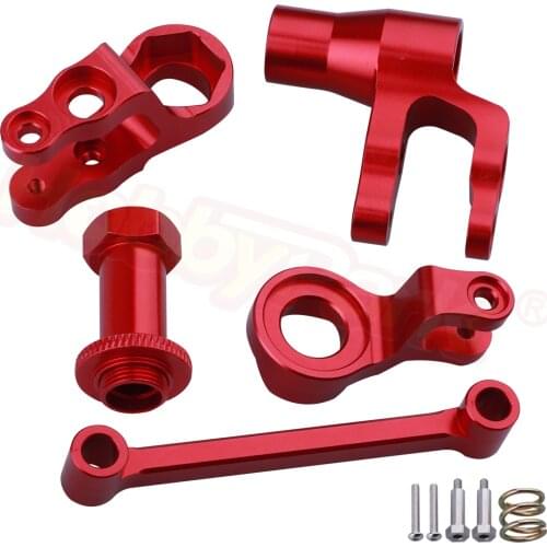 Alloy Aluminum Steering Bellcranks and Servo Saver Set Draglink for 1/10 Traxxas Maxx Upgrade Parts Replace 8946