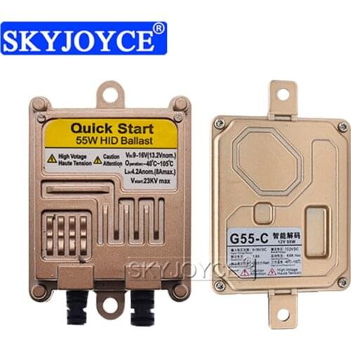 SKYJOYCE AC 55W Quick Start Canbus HID Ballast For Car Headlight Bulb 55W Fast Bright Canbus HID Xenon Kit 12V Xenon HID Ballast