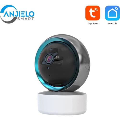 Smart Tuya 1080P Wireless PTZ IP Camera Motion Detection Alarm Two Way Audio for Home Security CCTV with exterior camera