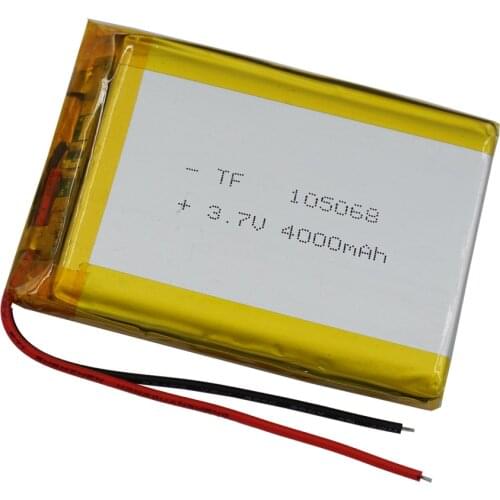 XINJ 3.7V 4000 mAh 105068 Lithium Polymer Rechargeable LiPo Li Battery For DIY GPS MID DVC PSP Phone Power Bank Tablet PC