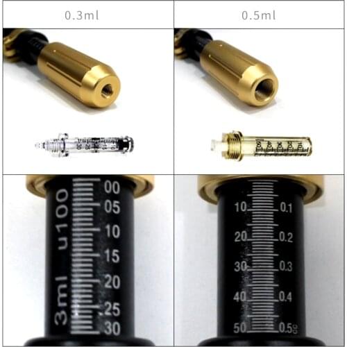 0.5ML 0.3ML Hyaluronic Pen Atomizer Hyaluronic Acid pen lip Injection Gun Wrinkle Removal Lifting Lip Filler injector hialuron