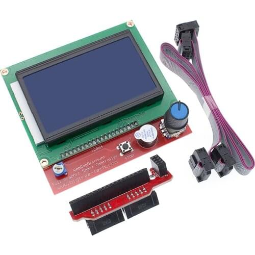 12864 LCD Ramps Smart Parts RAMPS 1.4 Controller Control Panel LCD 12864 Display Monitor Motherboard Blue Screen Module