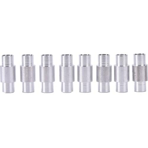 8pcs/lot fit 6mm screws Roller Skate Shoes Spacer Slalom Roller Skate Repair Accessories Alumium