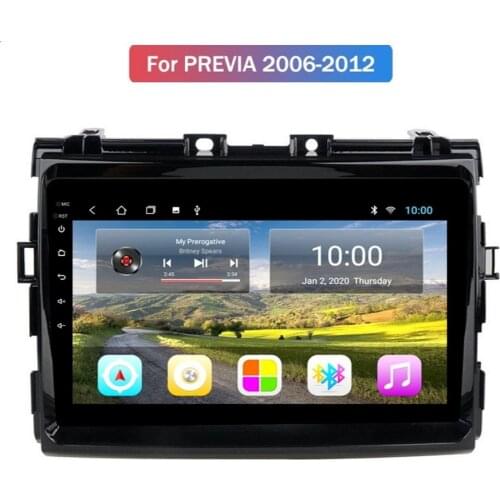 Android 10.0 System Quard Core 2G+32G WIFI HD 1024*600 Car GPS Nagavition For TOYOTA PREVIA /Toyota Estima /Toyota Tarago 2006