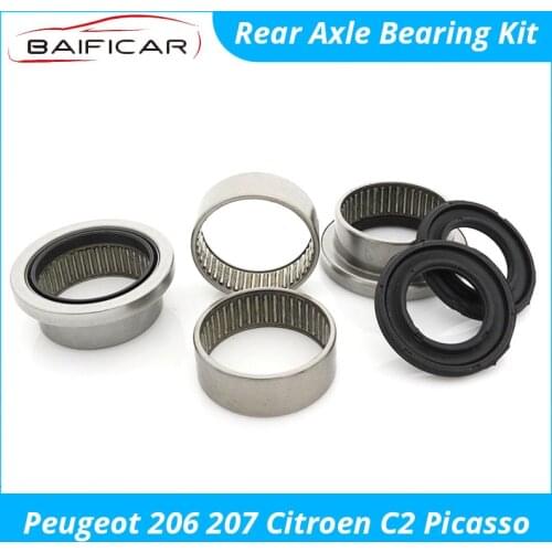 Baificar Brand New Quality Rear Axle Bearing Kit Repair Set For Peugeot 206 207 Citroen C2 Picasso