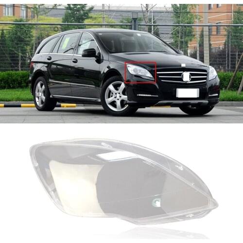 CAPQX For Benz W251 R300 R320 R350 R400 R500 09-17 Front Headlight Headlamp Cover Lid Waterproof Lampshade Lampcover Lamp Shell