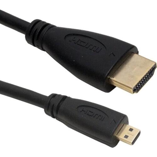 HDMI MALE MİCRO HDMI MALE GOLD 1,5 METERS CABLE POWERMASTER