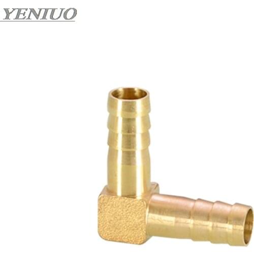Brass Hose Pipe Fitting Coupling Elbow Equal Reducing Barb 4mm-16mm ID Hose Copper Barbed Coupler Connector Adapter