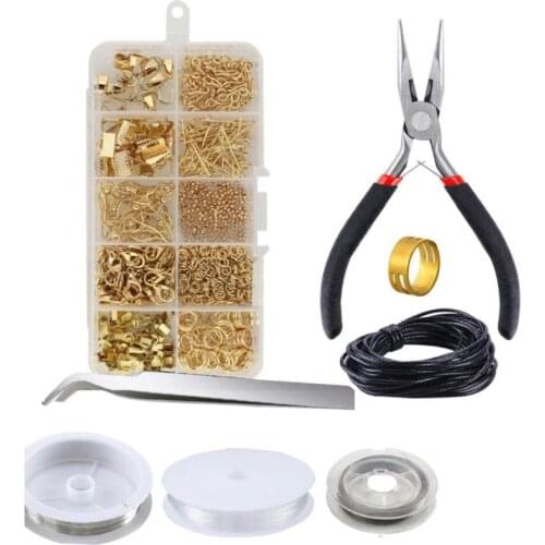 2021 New Jewelry Accessories Kit Set Open Jump Rings/Lobster Clasp/Earring Hooks For DIY Handmade Jewelry Making Supplies