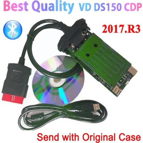 2020 NEW VCI with bluetooth 2017.R1 2016.R0 with keygen on cd vd ds150e cdp pro for delphis obd2 Cars Trucks Scanner