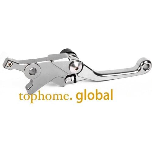 New Motorcycle Top Quality CNC Aluminum Pivot Dirt Bike Brake levers Titanium Colour For Kawasaki KLX250,D-TRACKER 2008-2013