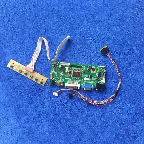 LCD matrix drive controller board DIY Kit For HT101WSB/LP101WSA 40-Pin LVDS WLED 60Hz 1024*600 M.NT68676 VGA DVI HDMI-compatible