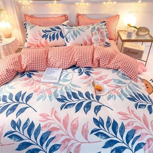 Cute Cartoon Printed Quilt Cover for Bedroom 100%Polyester Duvet Cover Set Bedding Sets Single Full Queen King Size Home Textile