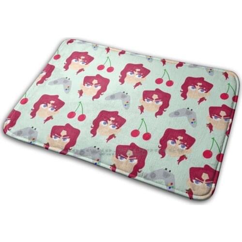 Noriaki Kakyoin Mat Rug Carpet Anti-Slip Bedroom Entrance Door Mat Kakyoin Noriaki Kakyoin Jjba Jojos Bizarre Adventure