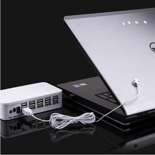 3 Set/Lot) Remote Control Buzzer 10-Port Retail Shop Laptop Keyboard Speaker Accessory Alarm Sticker Sensor Security System