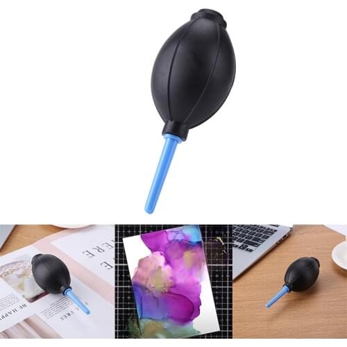 5.5cm Diameter Rubber Air Blower For Scrapbooking Card Making Use to Disperse Alcohol Inks Dust Cleaner Useful Hand Held Tool