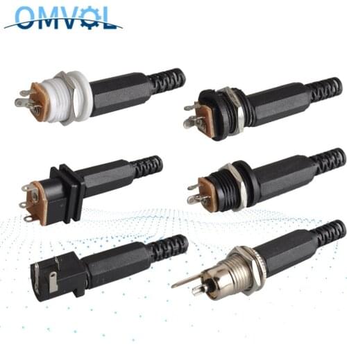 1set 5.5X2.1mm DC Power Female Plug Jack + Male Plug Jack Socket Adapter Connector