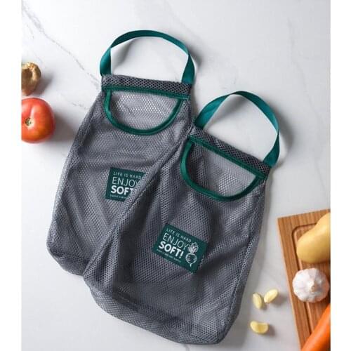 Foldable Reusable Grocery Bag Net Bag for Fruit Vegetable Potatoes