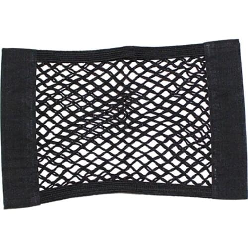 Car Back Rear Trunk Seat Storage Bag Mesh Auto Organizer Double-deck Elastic String Net For Cars Luggage Nets Travel Pocket