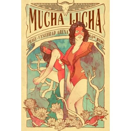 Vintage Nouveau Art Mucha Retro Poster Canvas Painting DIY Wall Paper Posters Home Decor Gift