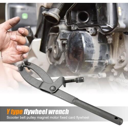 Y-Type Magneto Fixed Clamp Flywheel Wrench Spanner Moto Scooter Moped Maintenance Motorcycle Tools