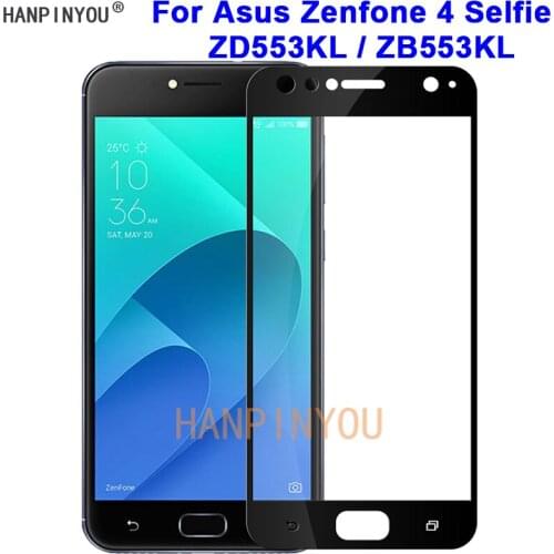 For Asus Zenfone 4 Selfie ZD553KL /ZB553KL 5.5" 9H Hardness 2.5D Full Cover Toughened Tempered Glass Film Screen Protector Guard