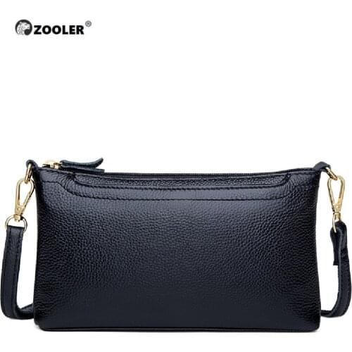 ZOOLER woman leather shoulder bags luxury Designer Purse for Women small cross body bag functional lady day clutches hot#z189