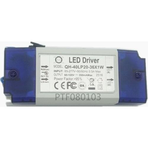 1pcs 20-36x1w Lighting Transformers High Quality 300mA Constant Current LED Driver for LED Lamp Bulbs Power Supply