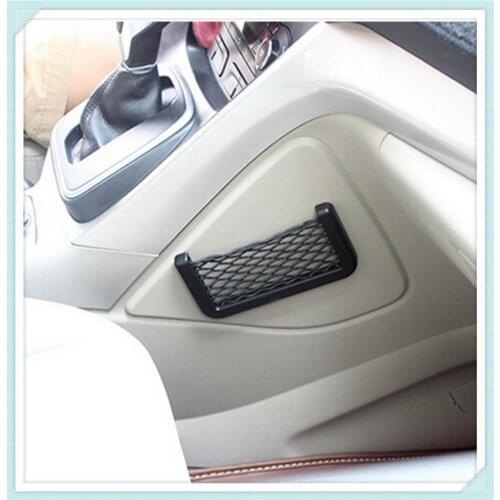 1psc Car Organizer Storage Bag Auto Paste Net Pocket for Nissan Teana X-Trail Qashqai Livina Sylphy Tiida Sunny March Murano