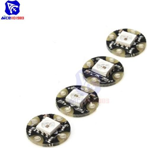 Diymore 4 Bit WS2812 5050 RGB LED Module with Integrated Driver for Smart Wearable Device