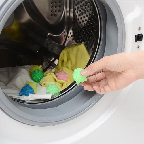 5PCs Reusable Magic Laundry Balls Decontamination Anti-Entanglement Household Cleaning Ball For Washing Machine Cleaning Tools