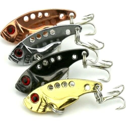 5Pcs/Bag VIB Lure Metal Blade Crappie Minnow Fishing Lure Hard Bait Pesca Crank Bass Walleye Fishing Tackle 3.5cm 3.2g